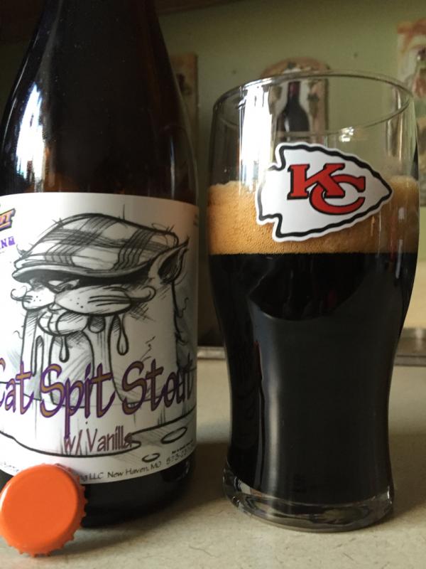 Cat Spit Stout with Vanilla