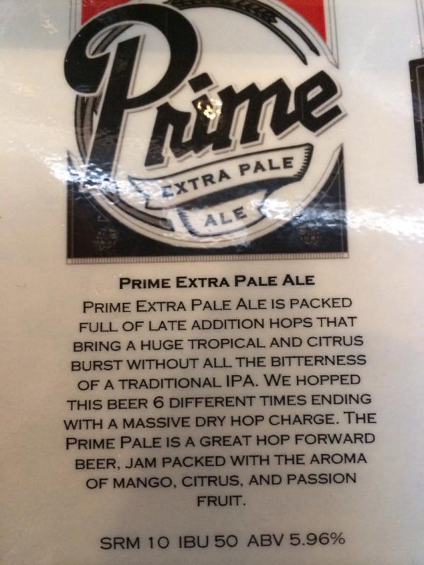 Prime Extra Pale Ale