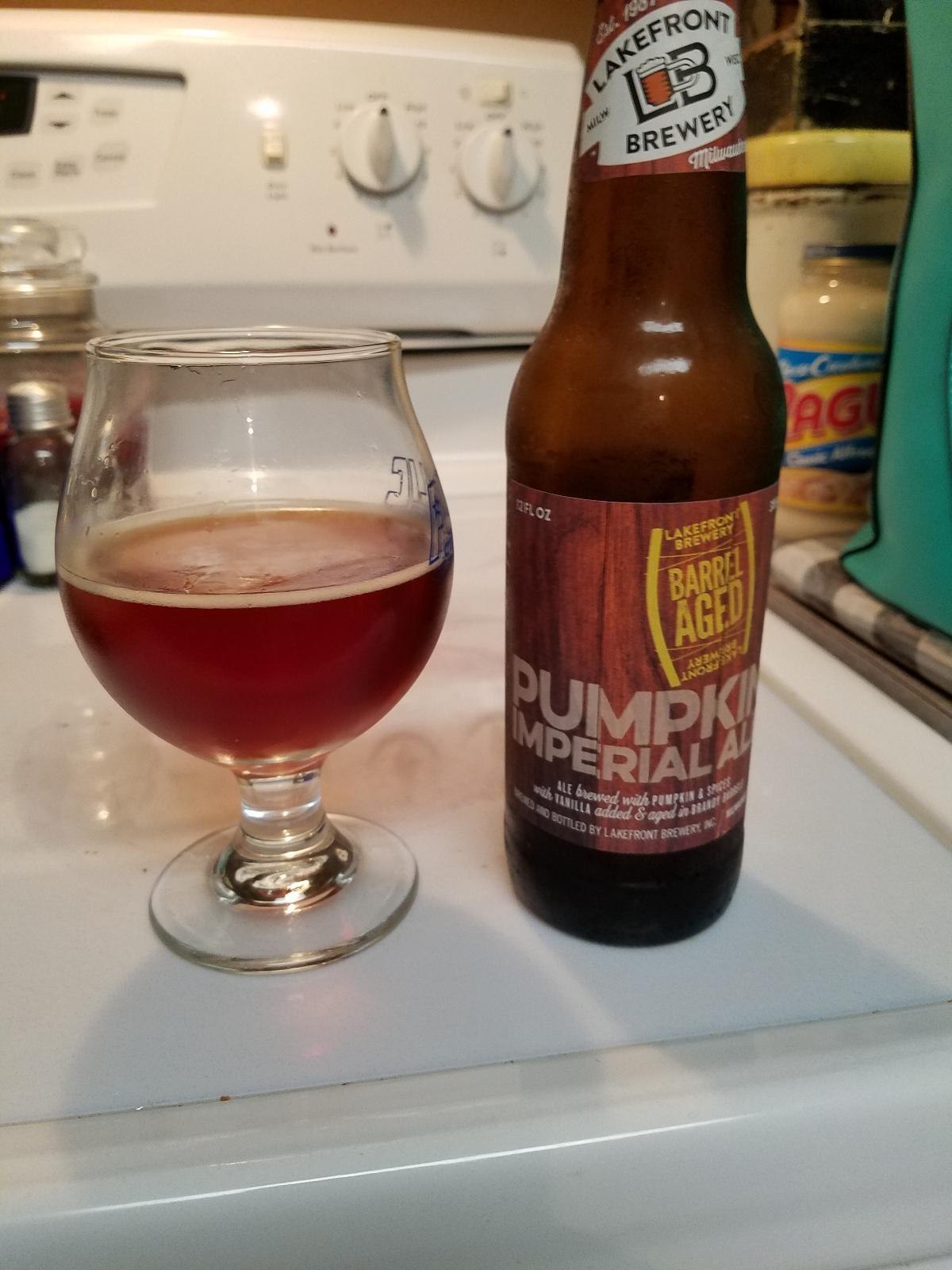 Imperial Pumpkin Ale (Brandy Barrel Aged)