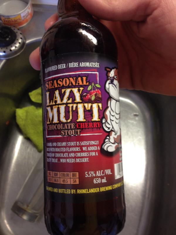 Lazy Mutt Chocolate Cherry Stout