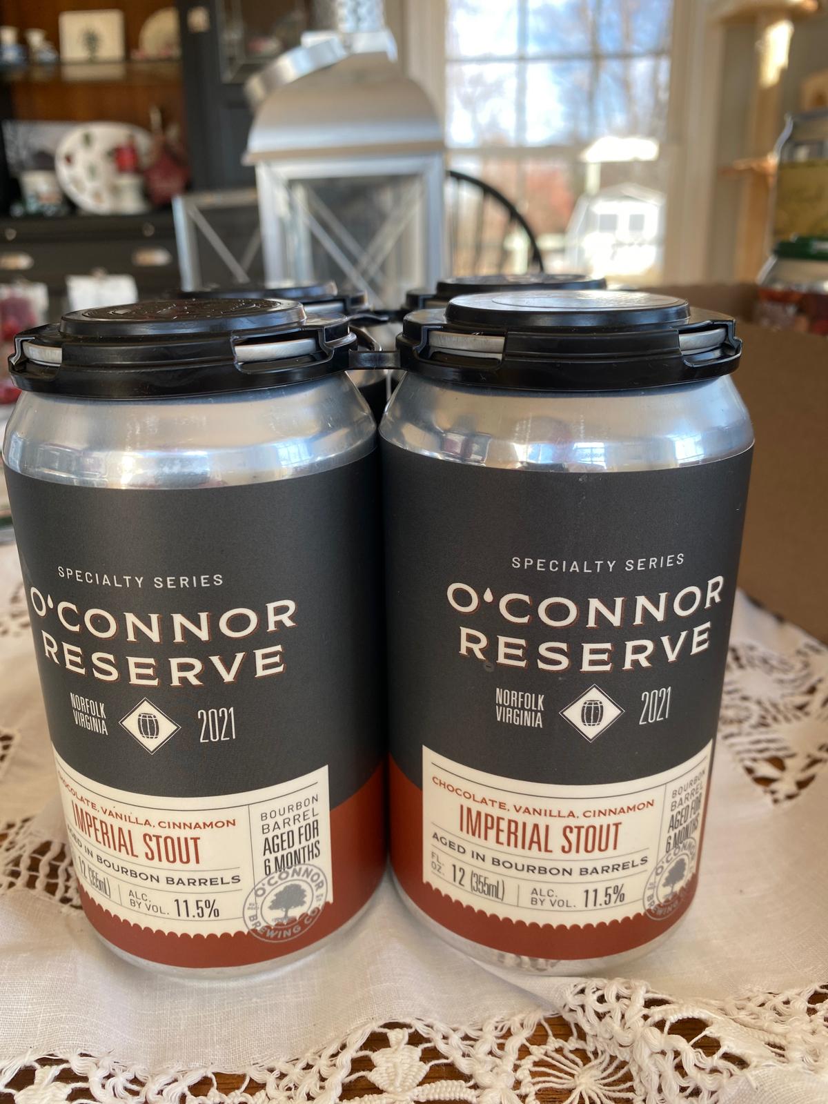 Chocolate, Vanilla, Cinnamon Imperial Stout: Oconnor Reserve (2021)