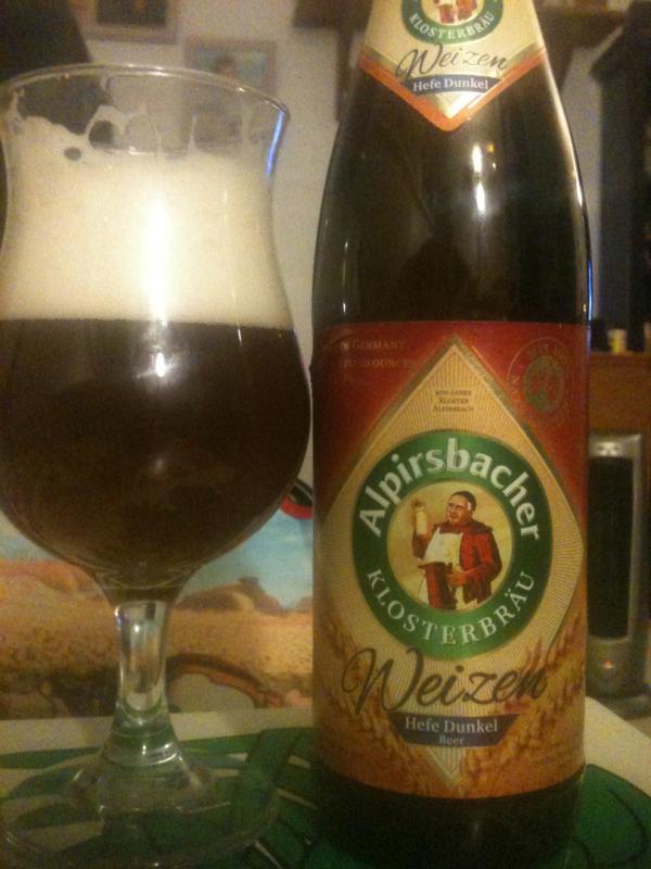 Alpirsbacher Klosterbräu Weizen Hefe Dunkel