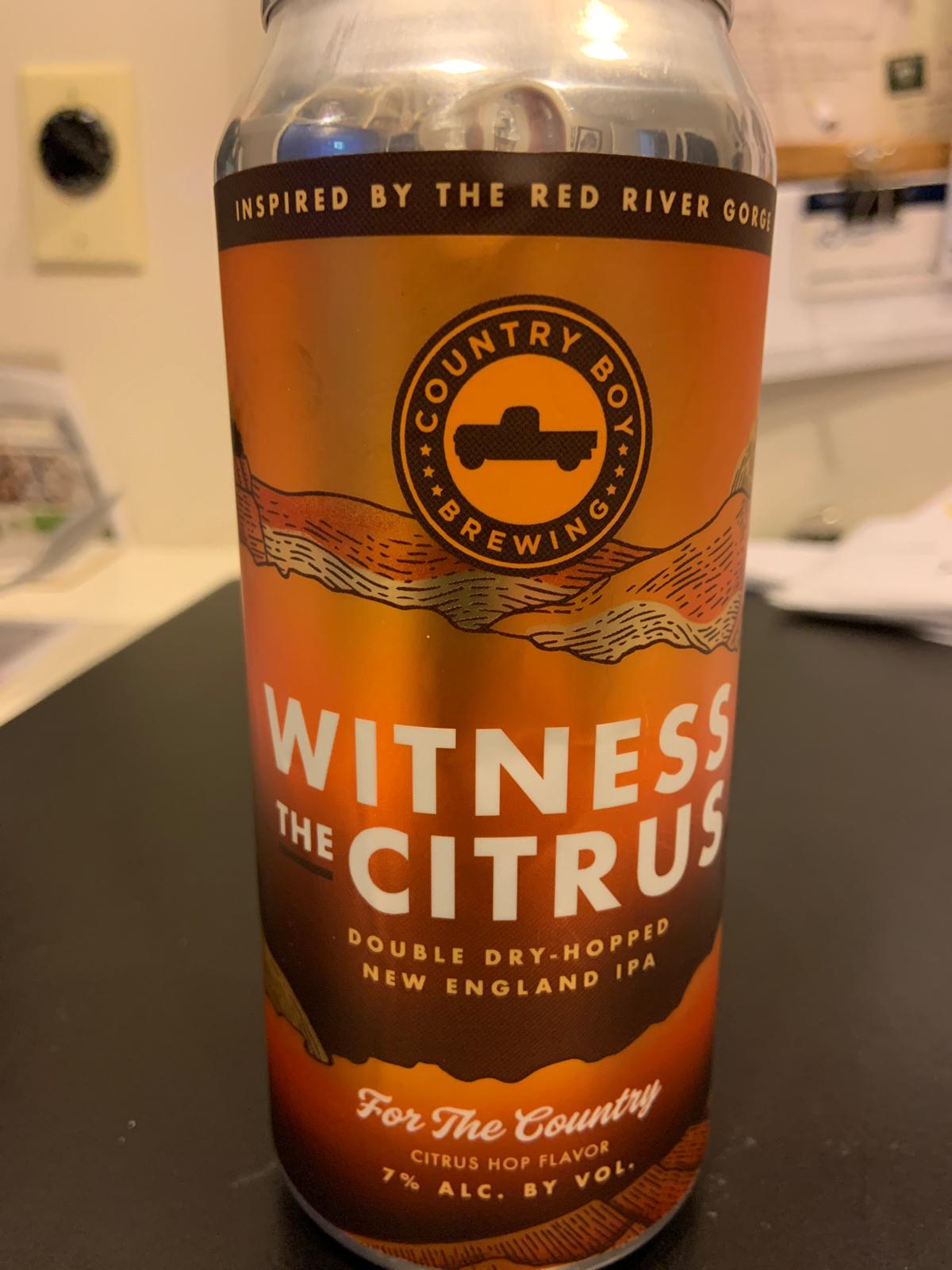 Witness The Citrus