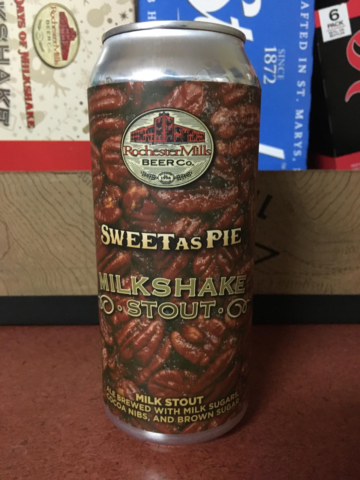 Sweet As Pie Milkshake Stout