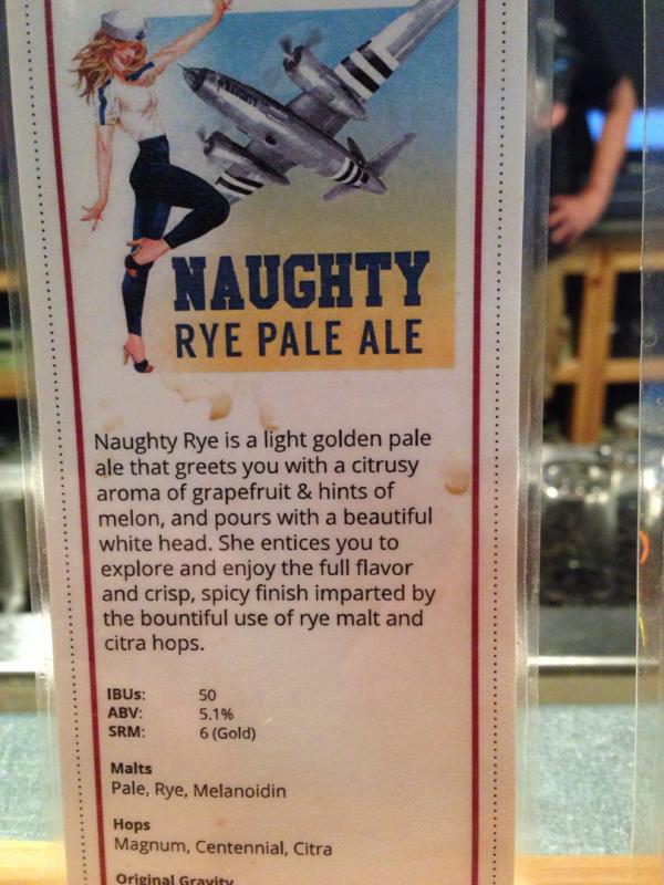 Naughty Rye Pale Ale