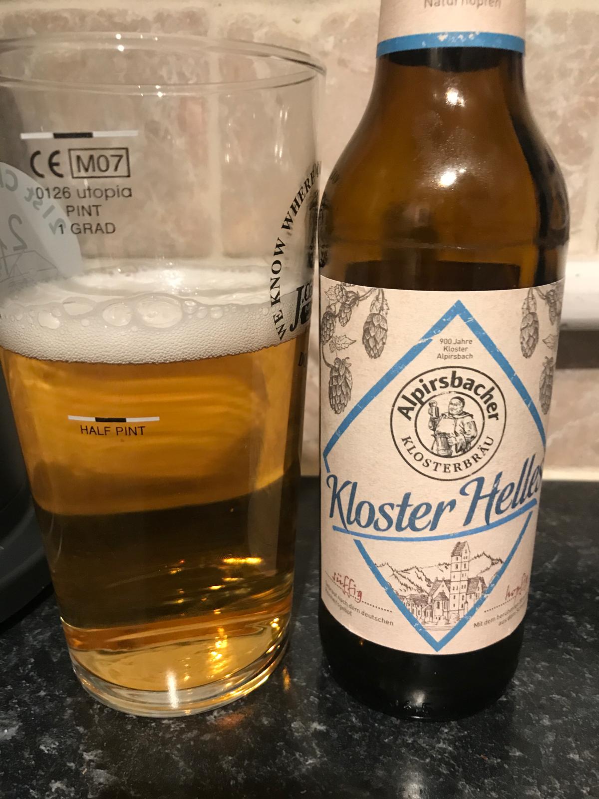 Alpirsbacher Klosterbräu Helles