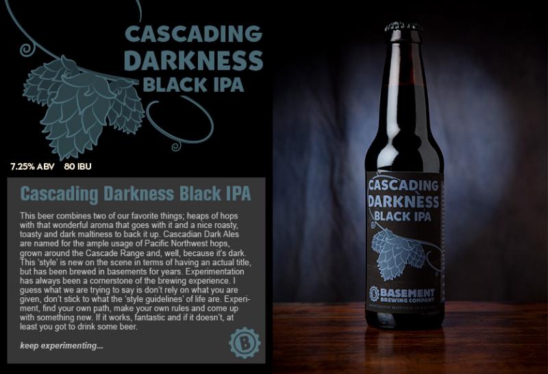 Cascading Darkness Black IPA