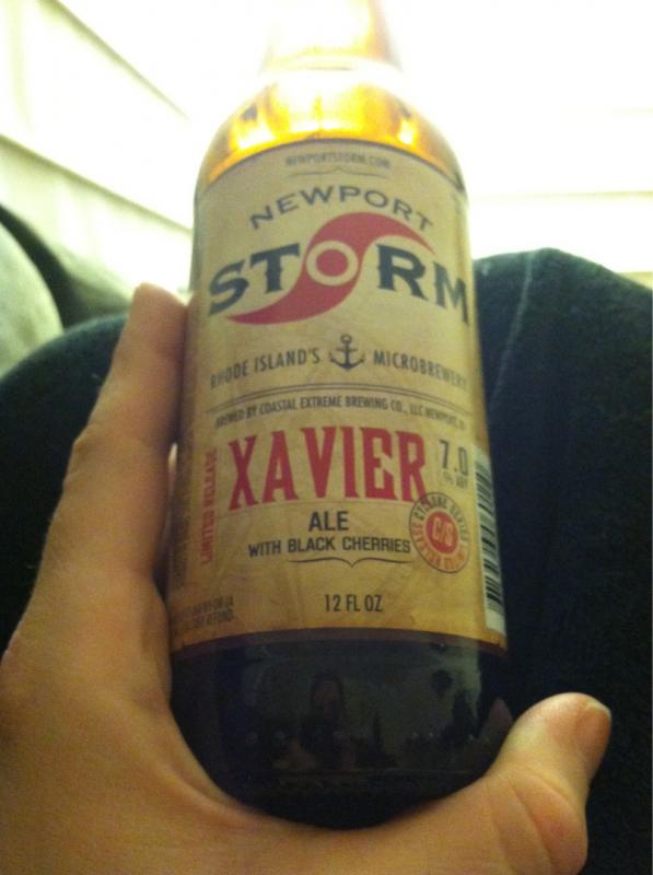 Newport Storm Xavier Ale with Black Cherries