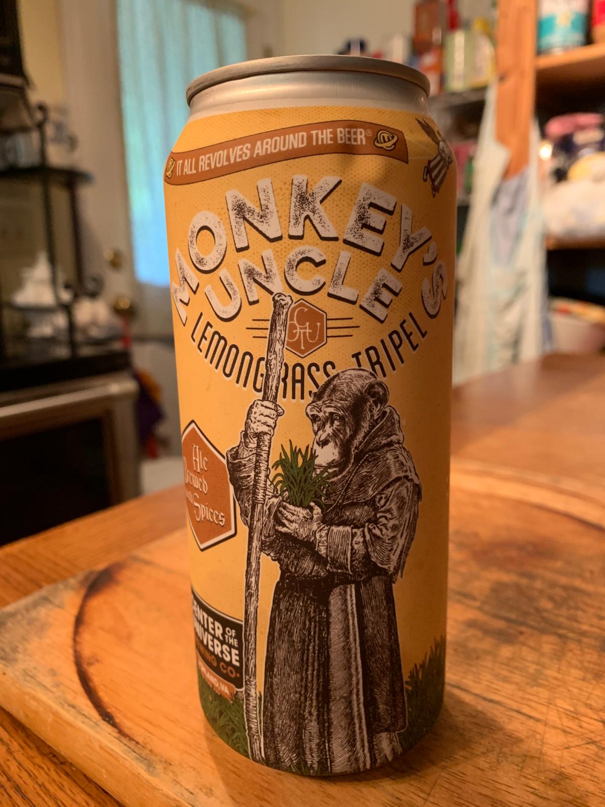 Monkey’s Uncle Lemongrass Tripel