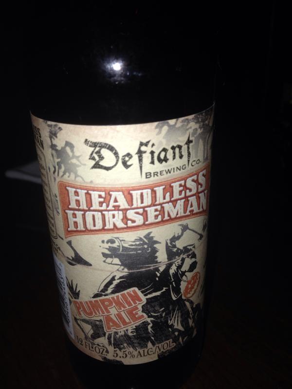 Headless Horseman Pumpkin Ale