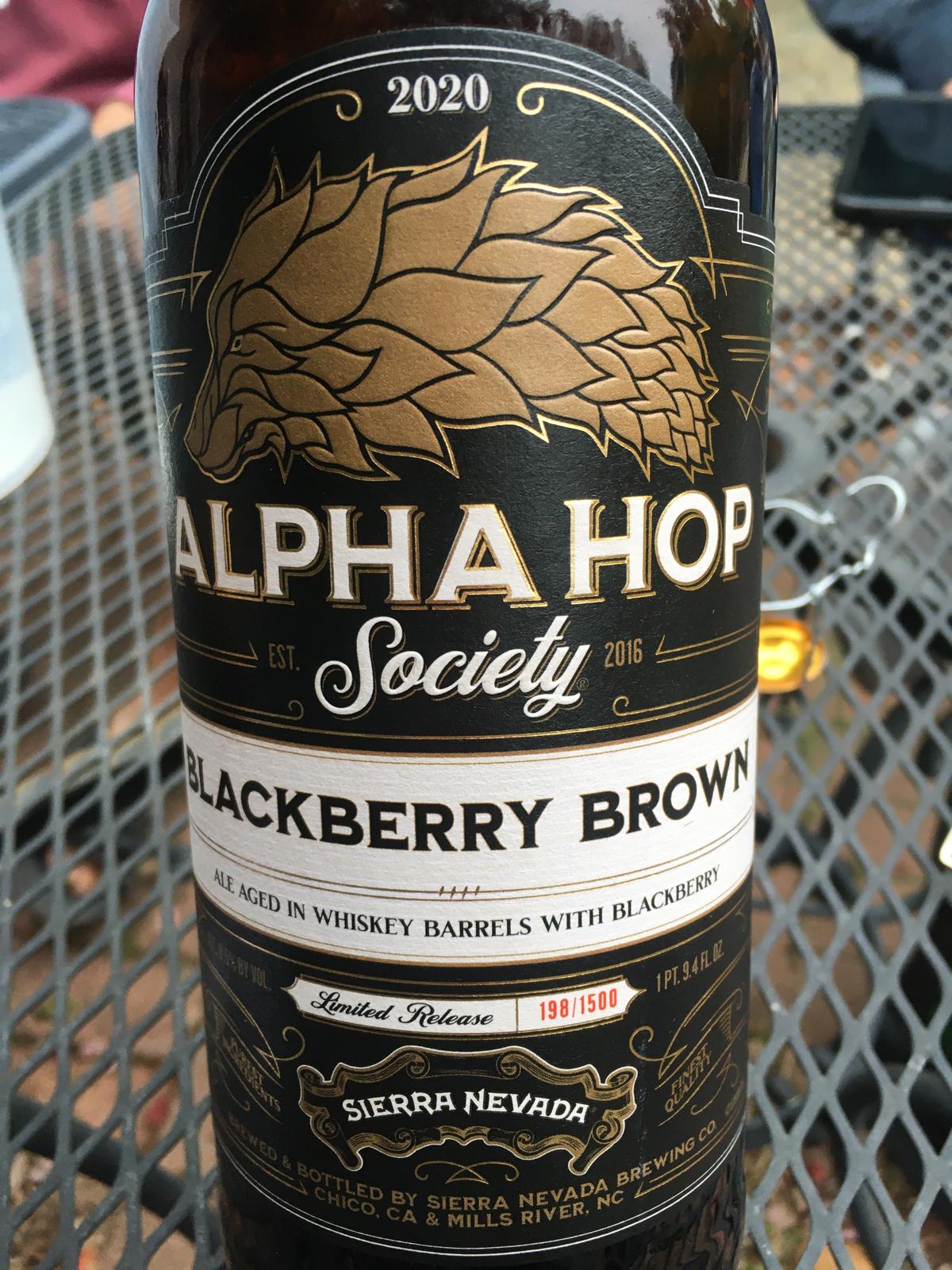 Alpha Hop Society: Blackberry Brown