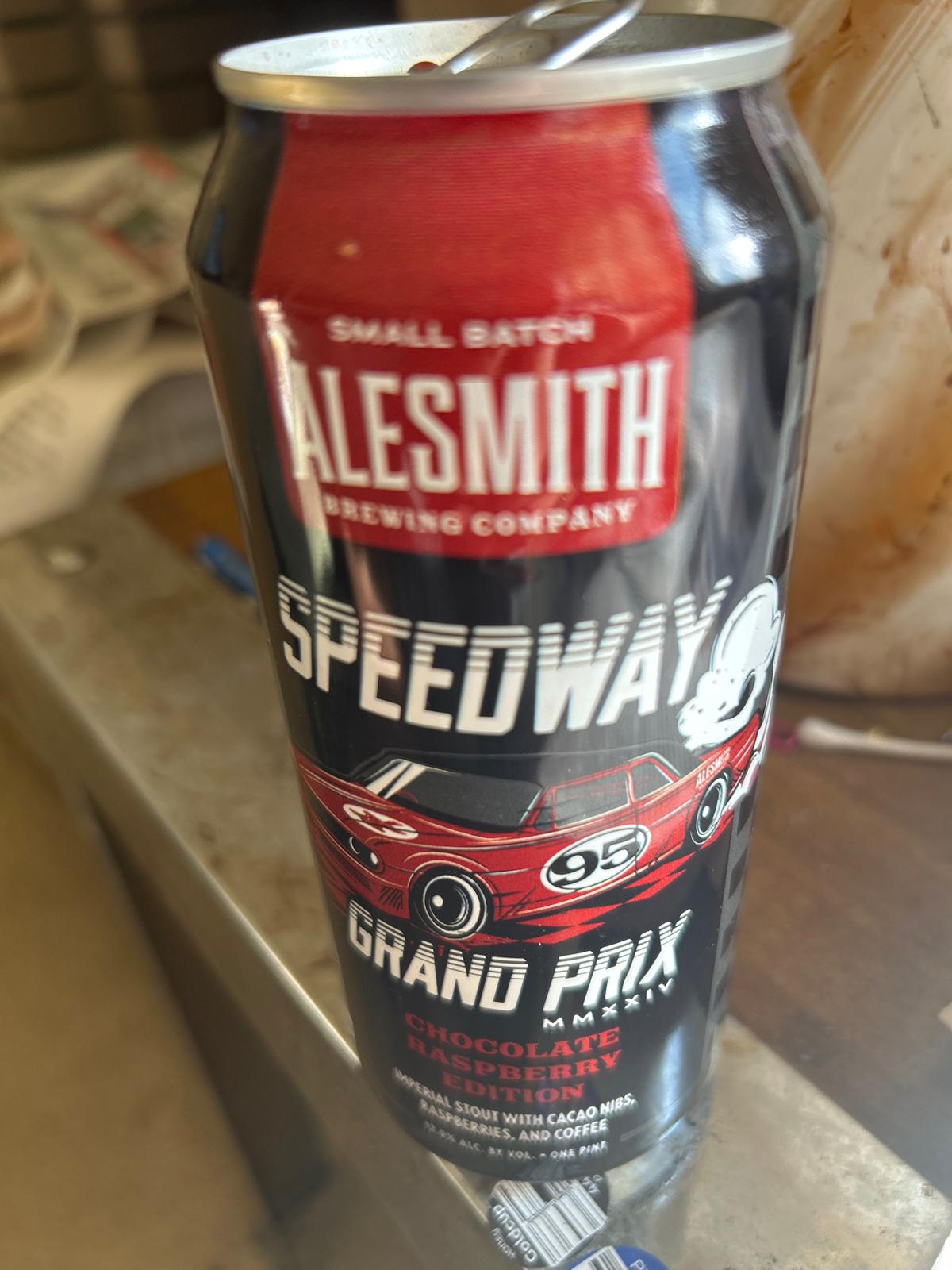 Speedway Stout - Grand Prix MMXXIV with Cacao Nibs, Raspberries, and Coffee