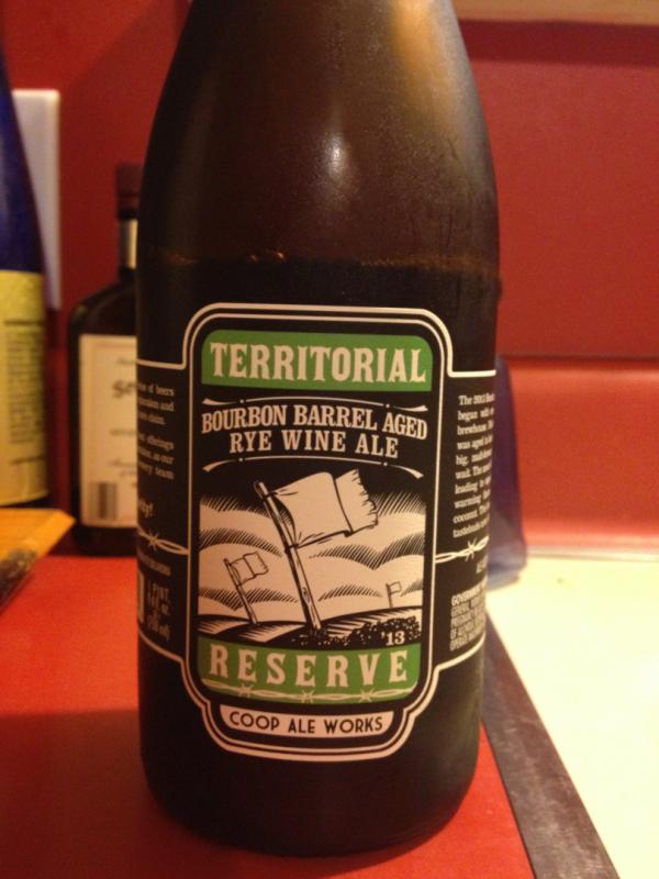 Rye Wine (Territorial Reserve Bourbon Barrel Aged)