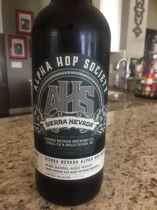 Alpha Hop Society: Wheat (Wine Barrel Aged)