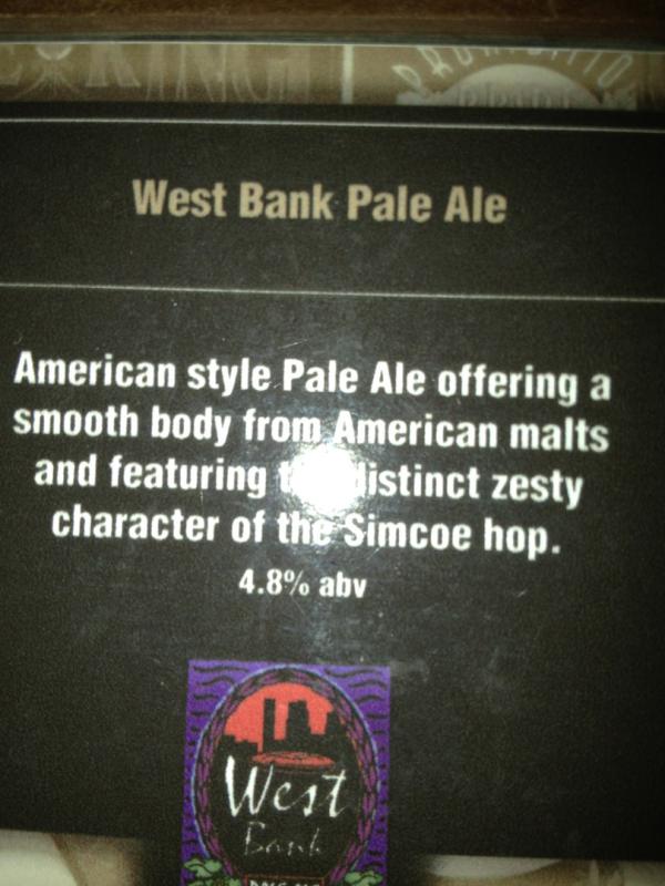 West Bank Pub Ale