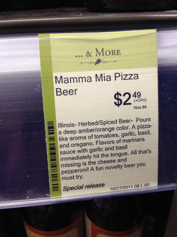 Pizza Beer