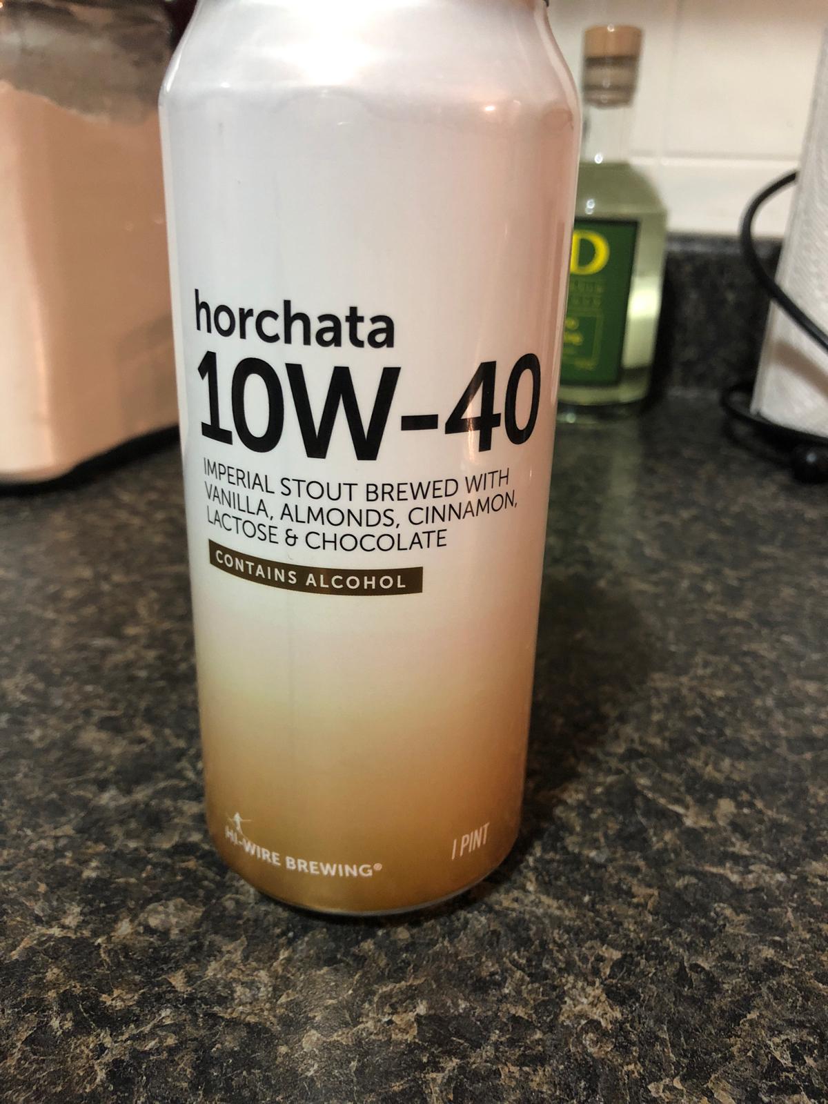 10W-40 Horchata
