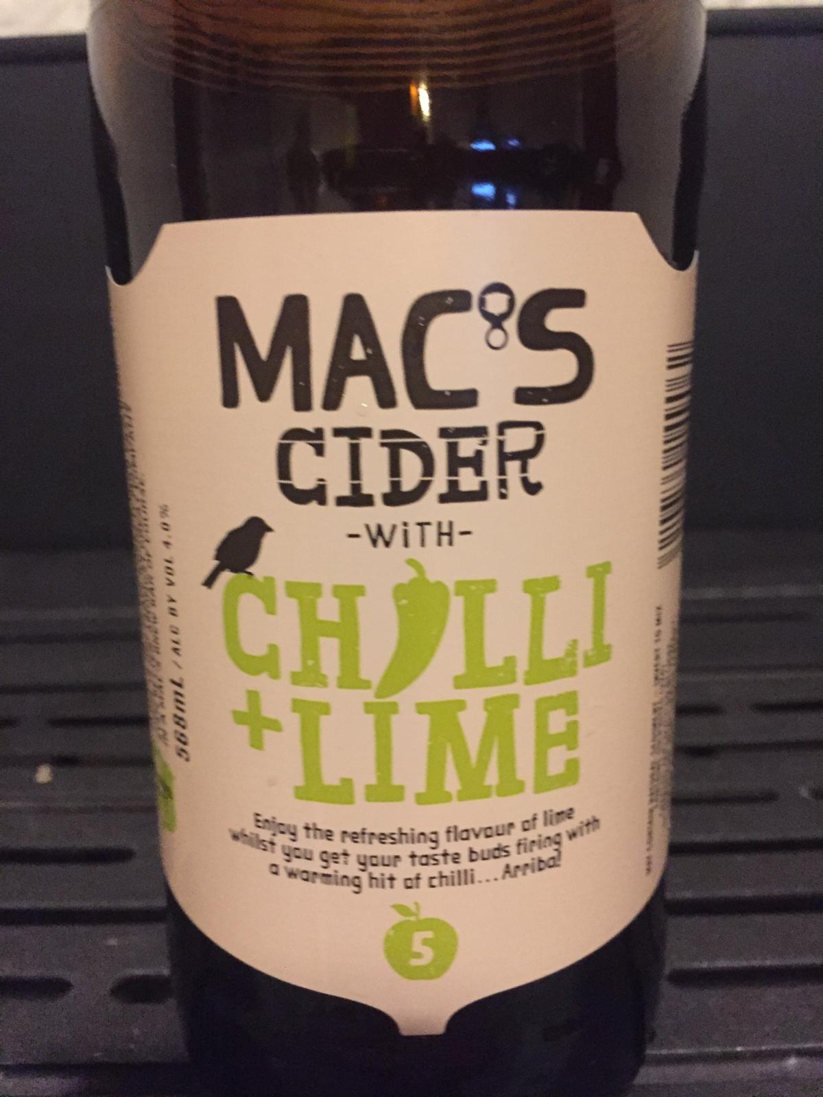 Cider With Chilli And Lime