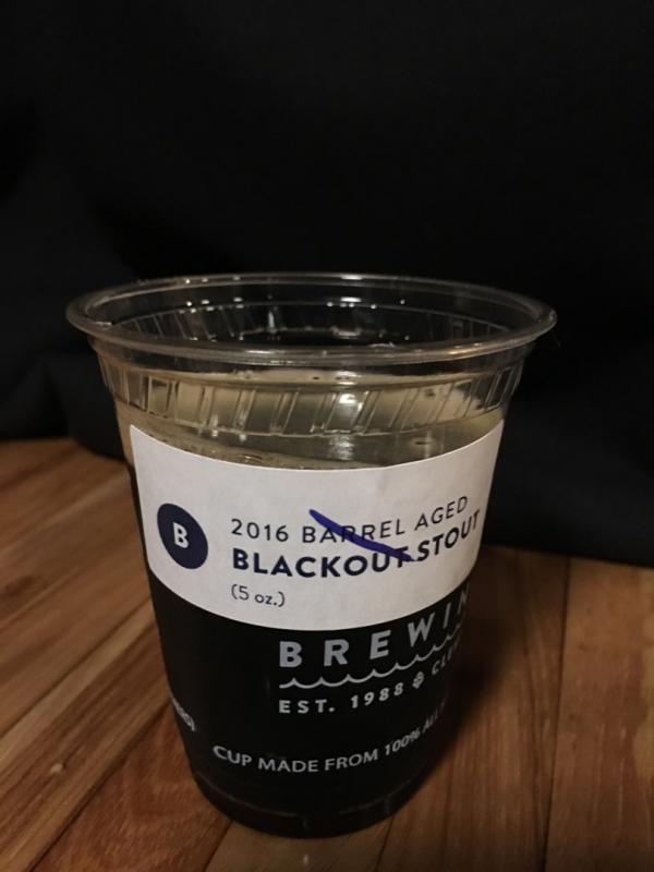 Blackout Stout (2016 Barrel Aged)