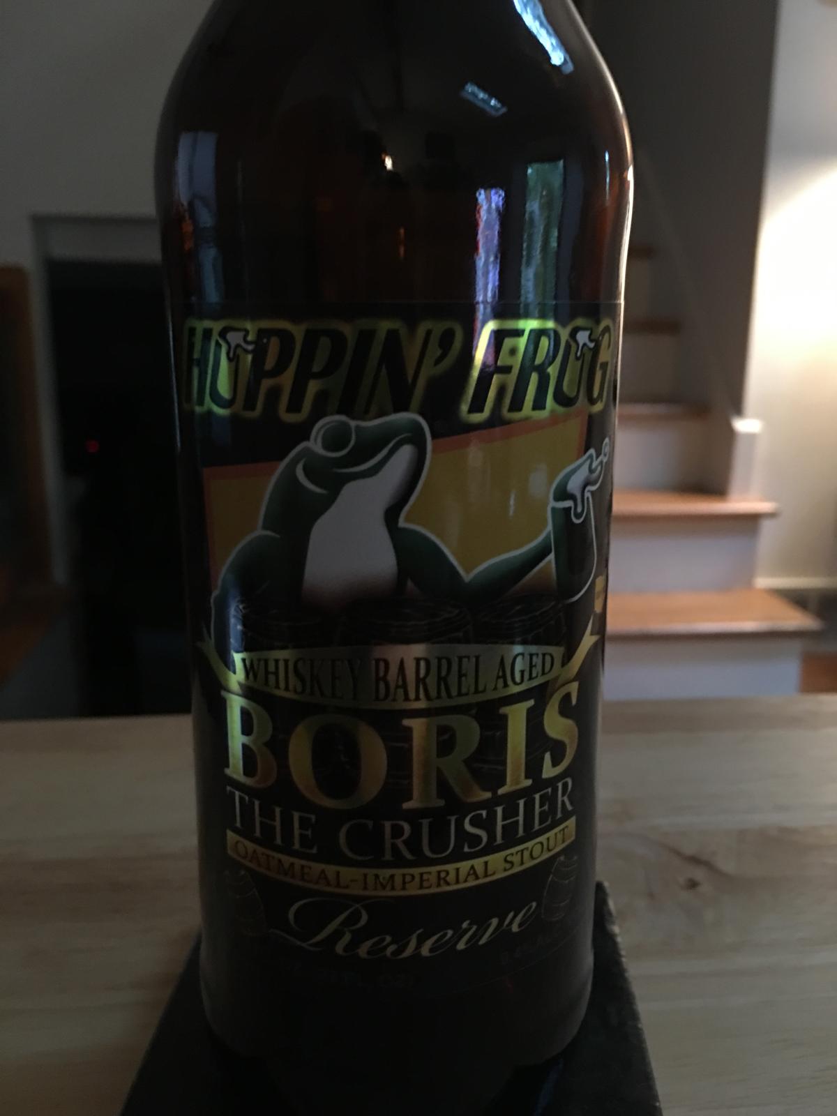 B.O.R.I.S. The Crusher Oatmeal Imperial Stout Reserve Barrel Aged