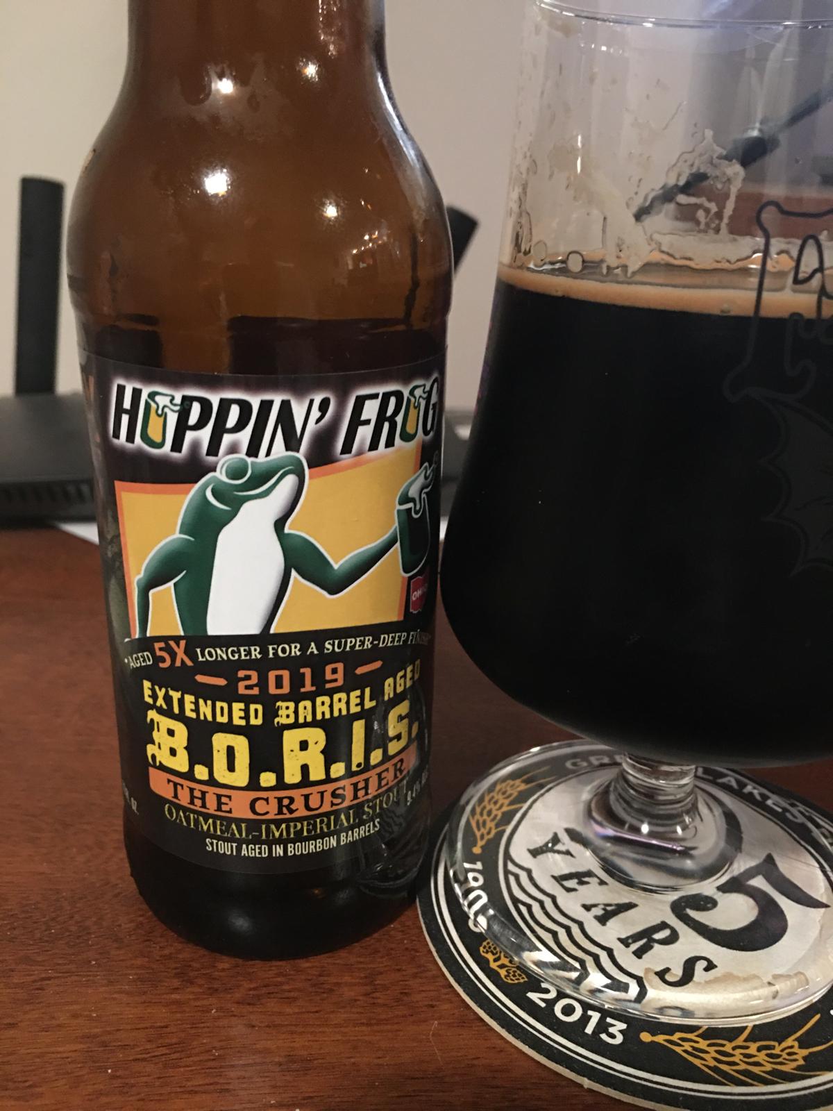 B.O.R.I.S. The Crusher Oatmeal Imperial Stout Extended Barrel Aged