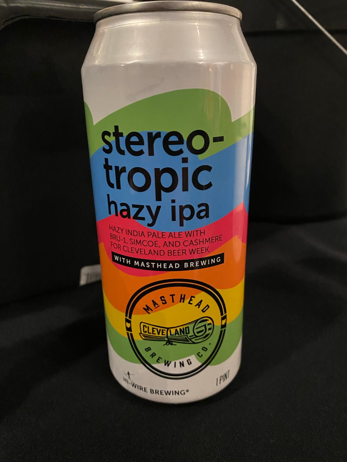 Stereotropic Hazy IPA (Collaboration with Masthead Brewing Co.)