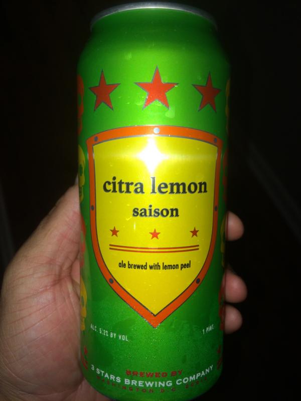 Citra and Lemon Peel Saison