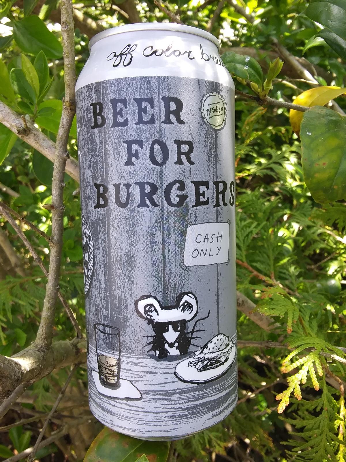 Beer For Burgers