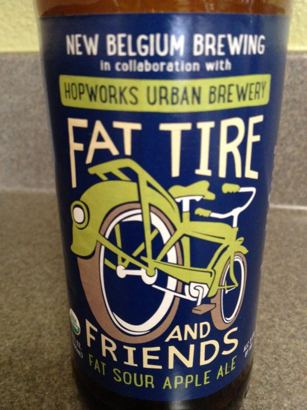 Fat Tire And Friends Fat Sour Apple Ale (Collaboration with Hopworks Urban Brewery)