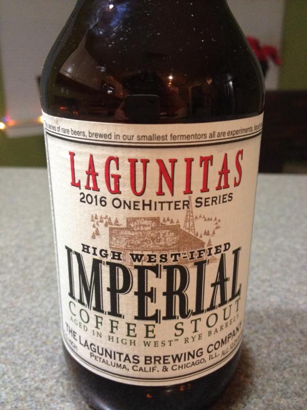 High West-ified Imperial Coffee Stout 2016 (Onehitter Series)