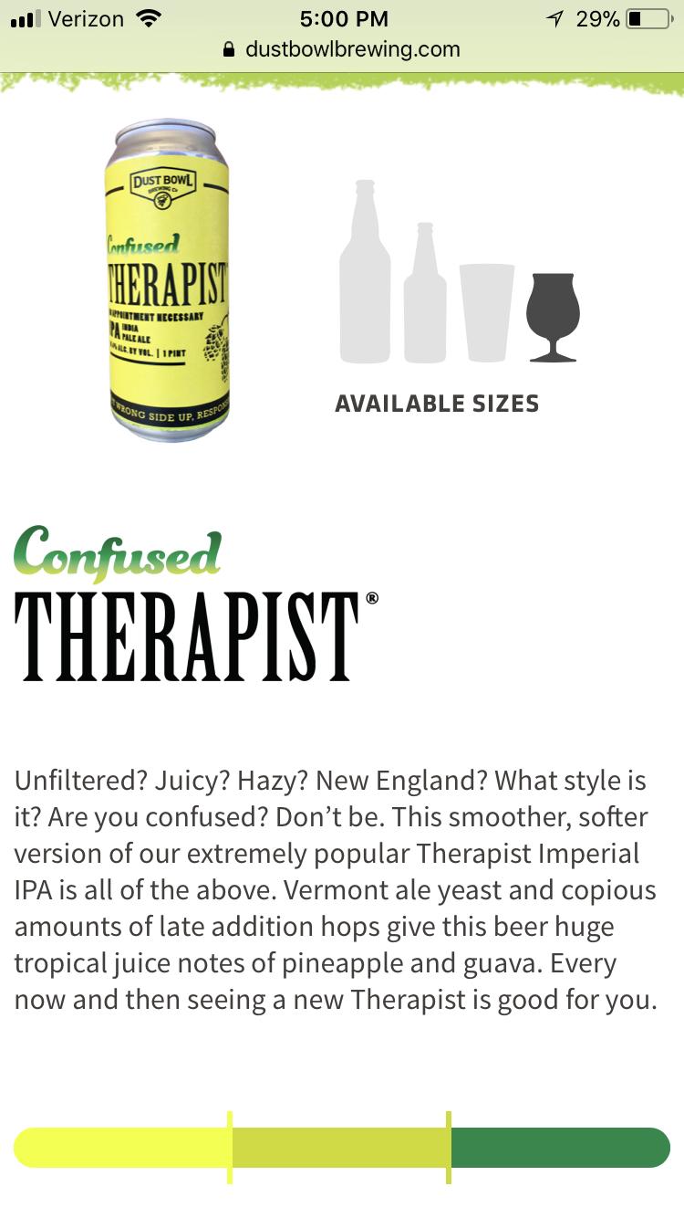 Confused Therapist Double IPA