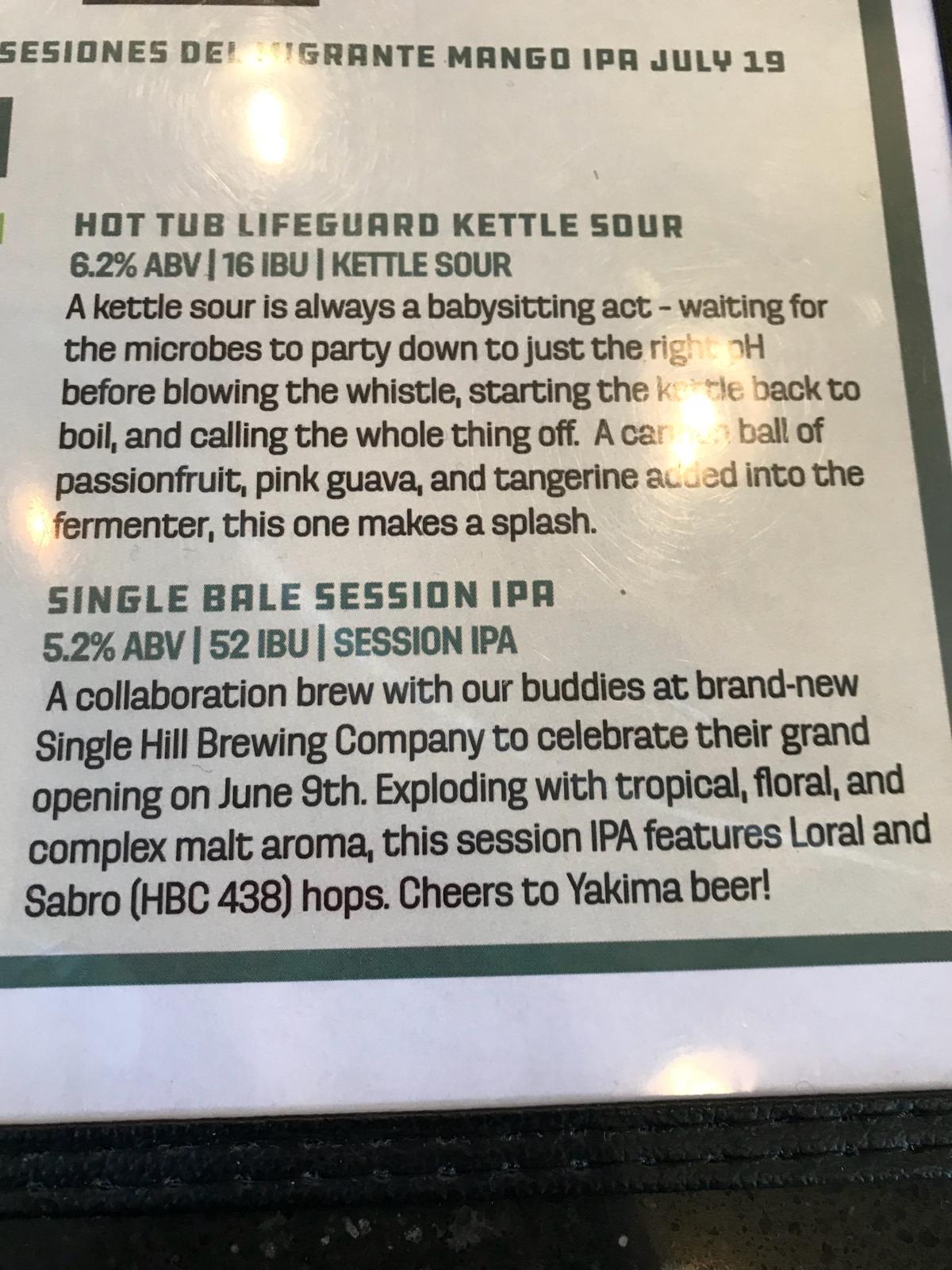 Single Bale Session IPA