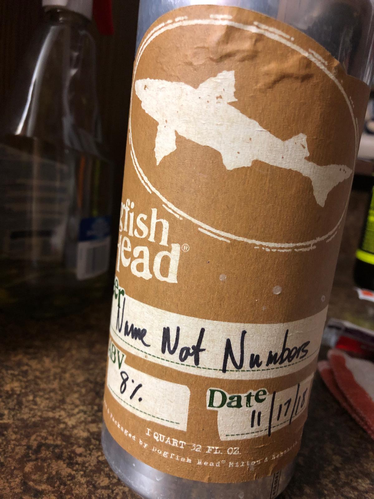 Name not Numbers
