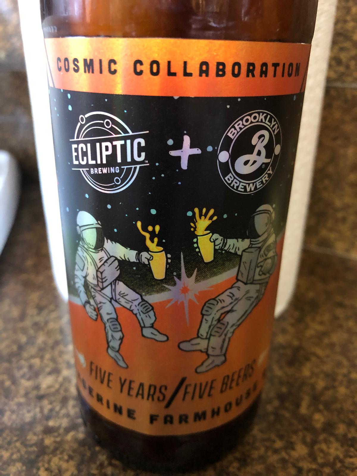 Five Years / Five Beers (Collaboration with Brooklyn Brewery)