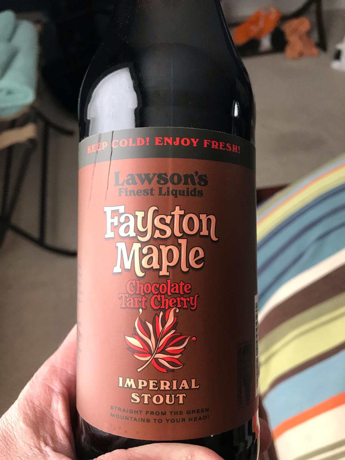 Fayston Maple Imperial Stout with Chocolate and Tart Cherries