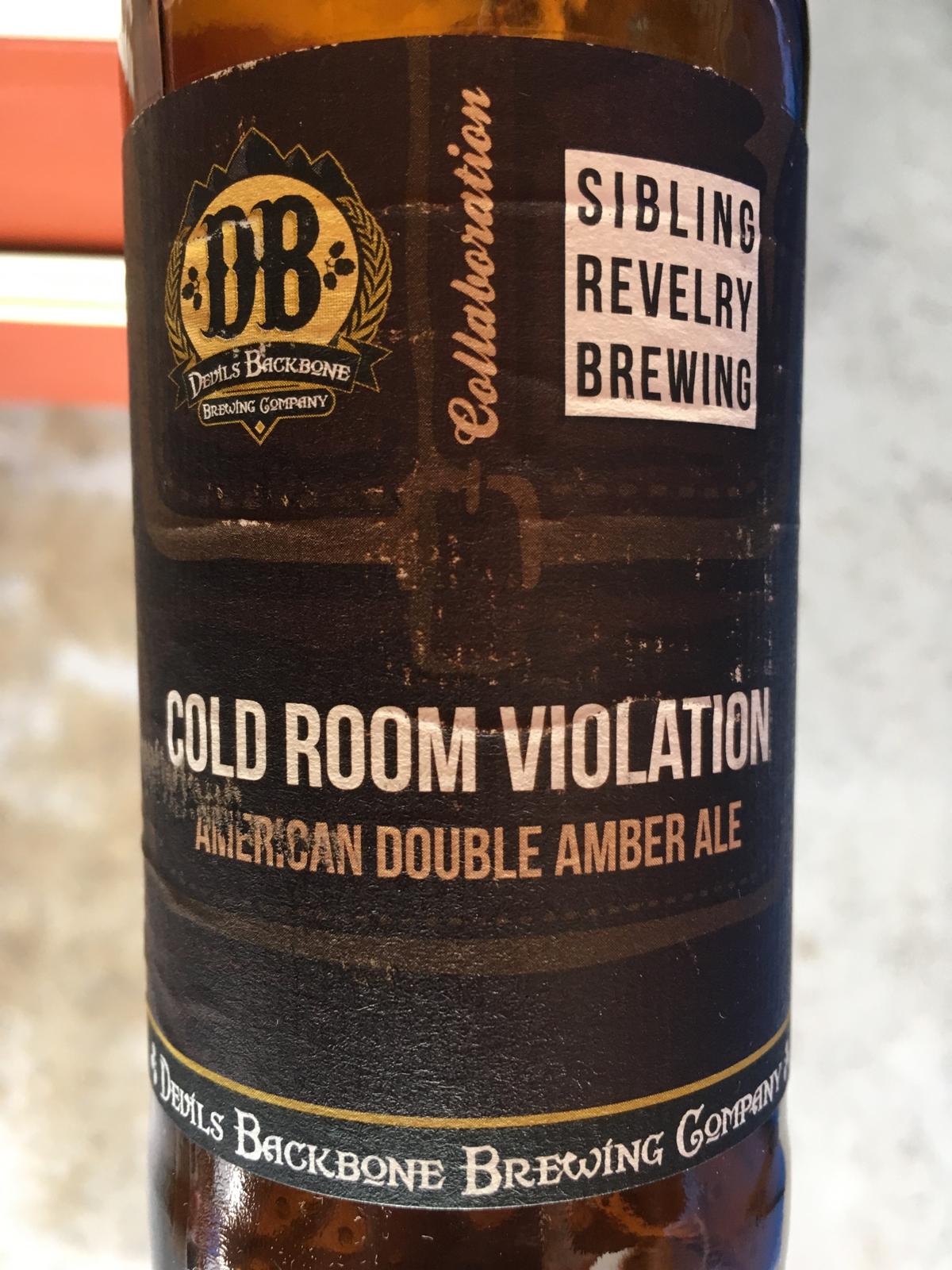 Cold Room Violation (Collaboration with Sibling Revelry)