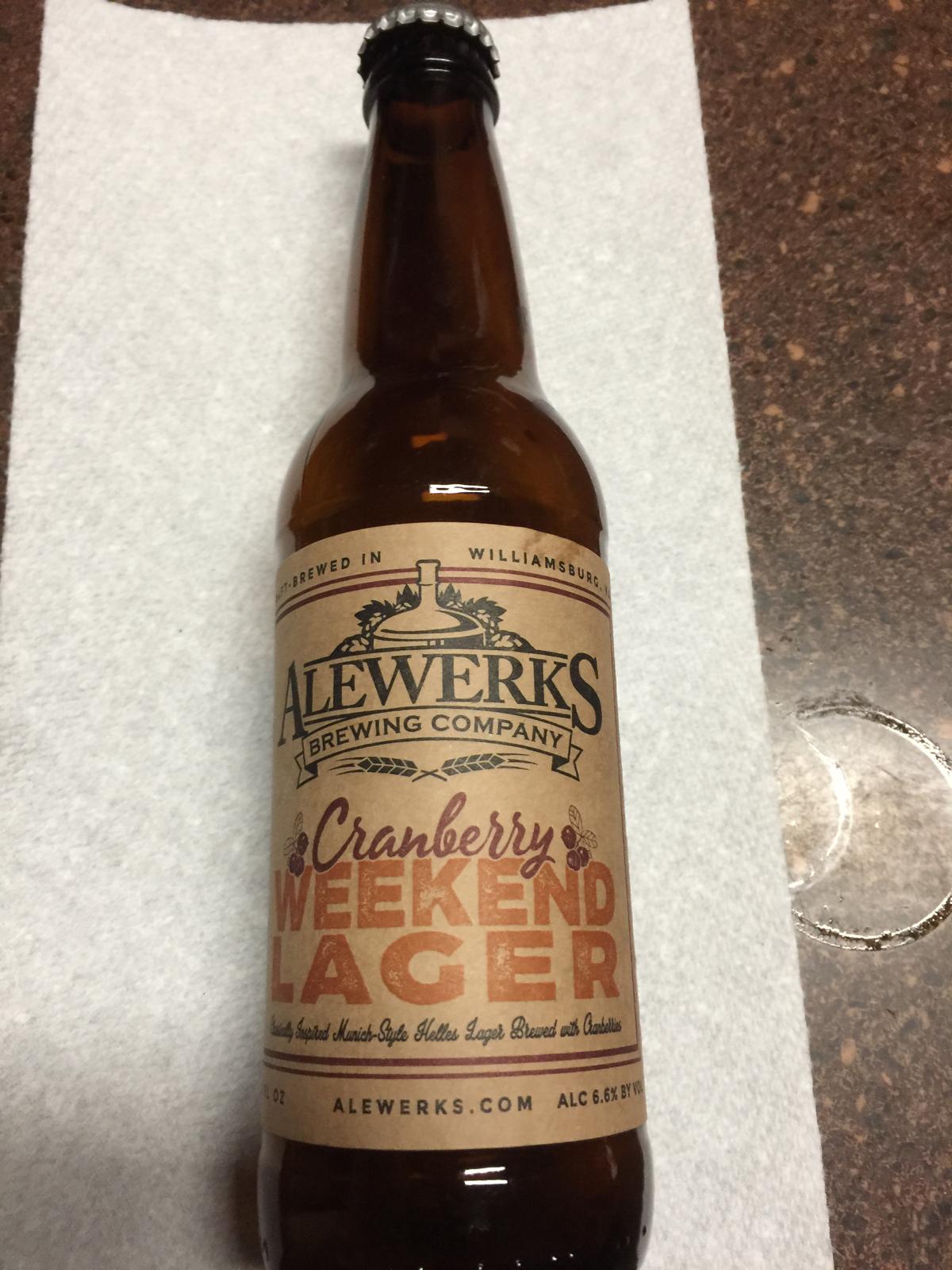 Cranberry Weekend Lager