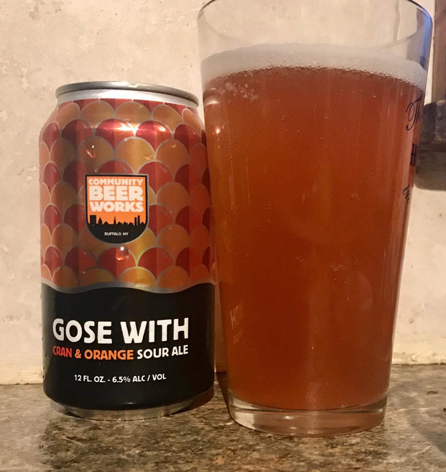 Gose with Cranberry & Orange