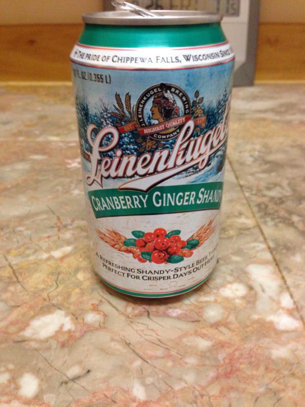 Cranberry Ginger Shandy