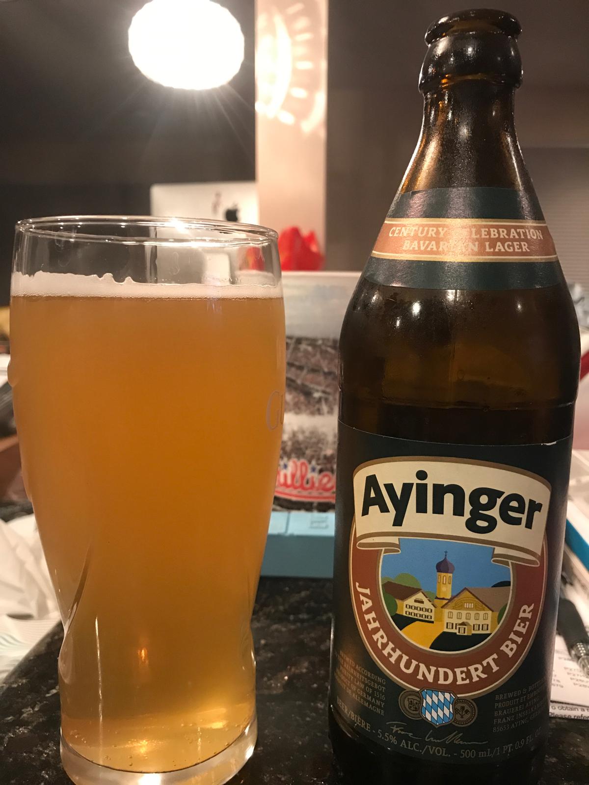 Ayinger Jahrhundert Bier