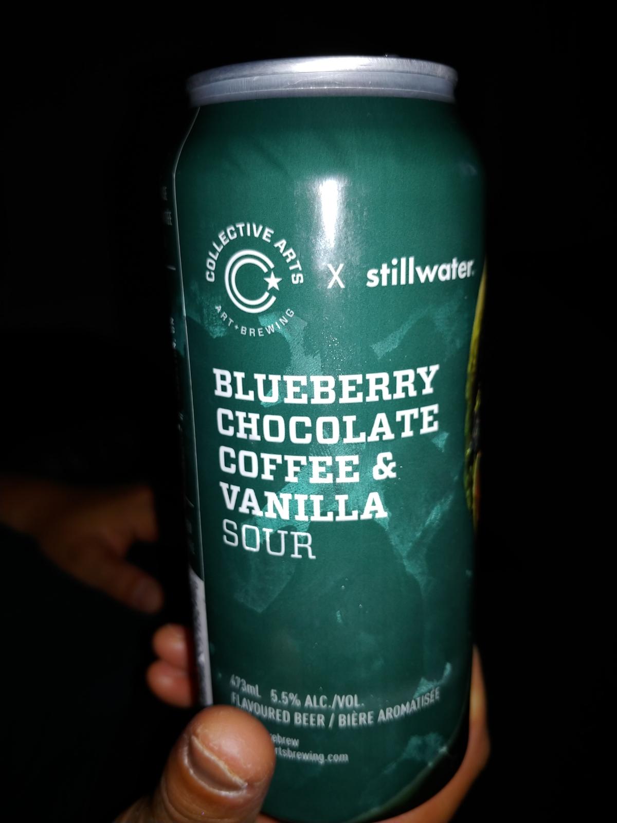 Blueberry Chocolate Coffee And Vanilla Sour