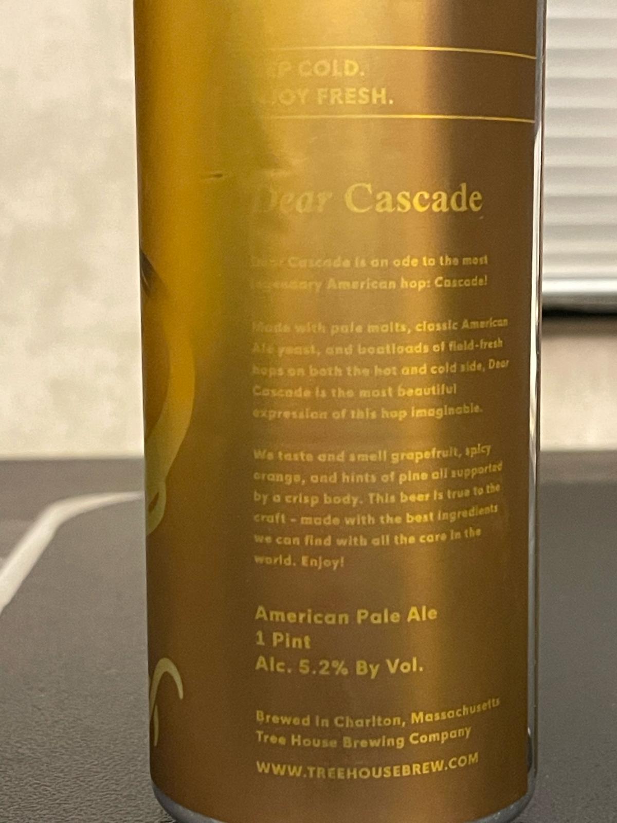 Dear Cascade
