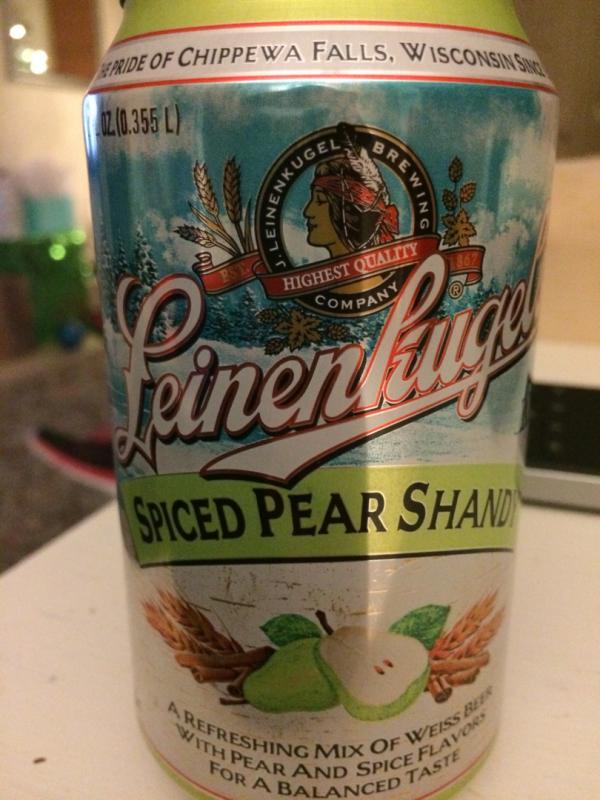 Spiced Pear Shandy