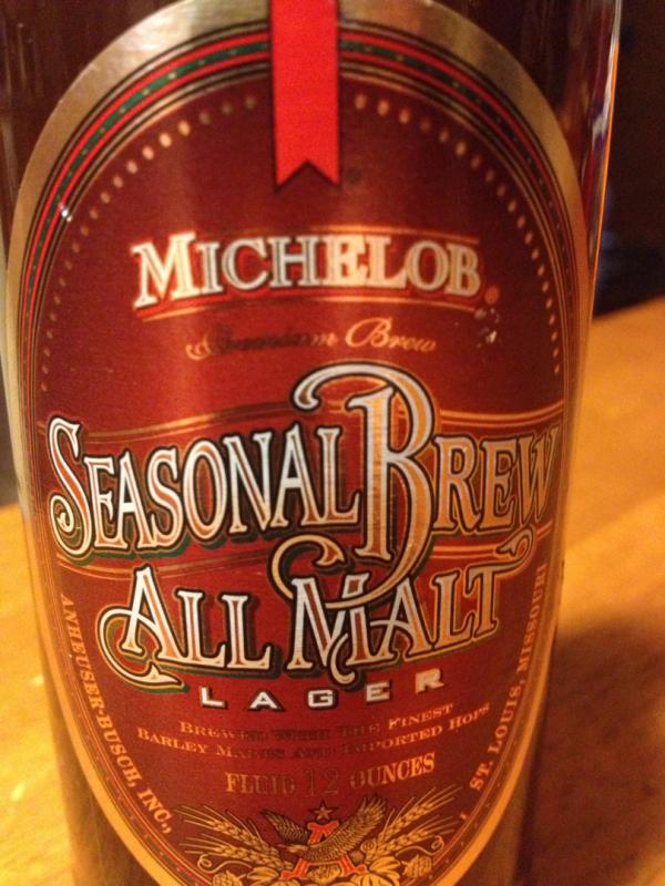 Michelob Seasonal Brew All Malt Lager