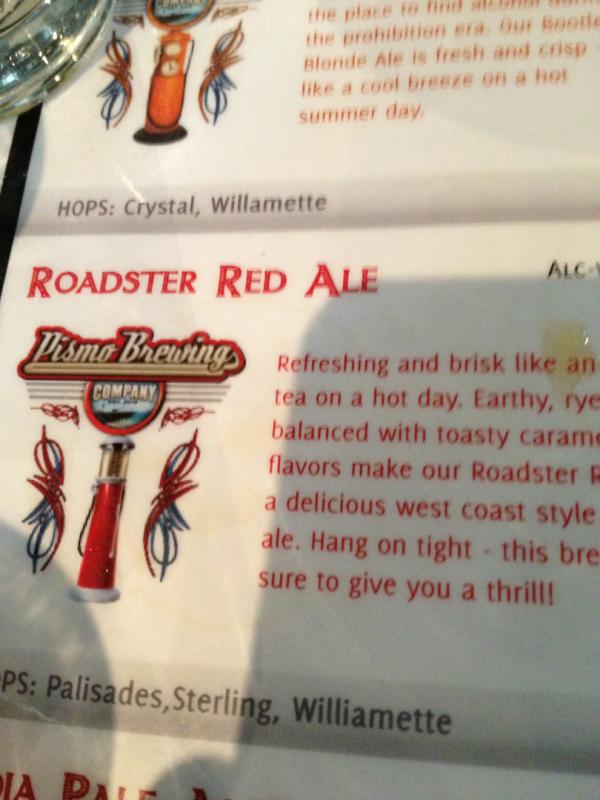 Roadster Red Ale