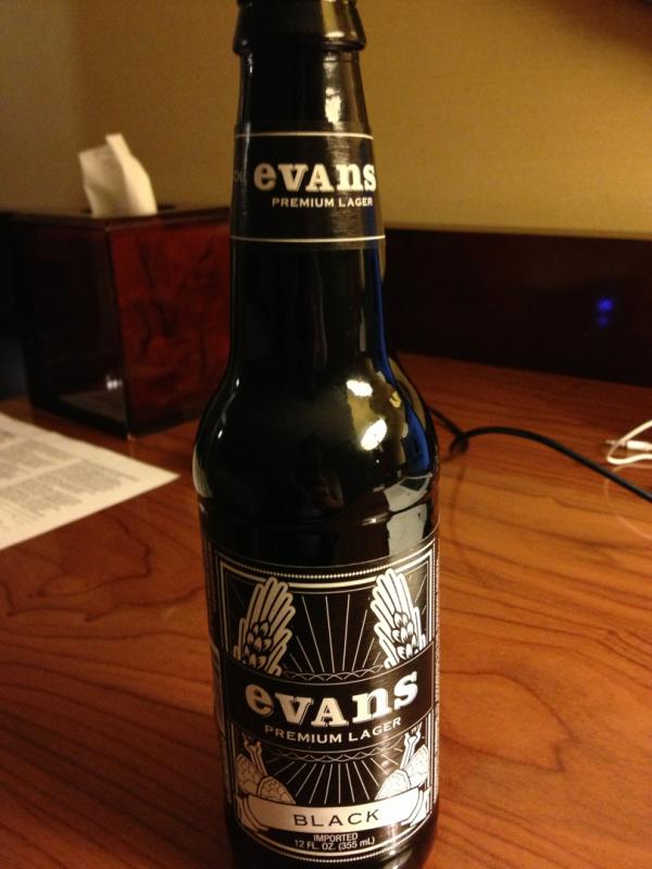 Evans Premium Black Lager