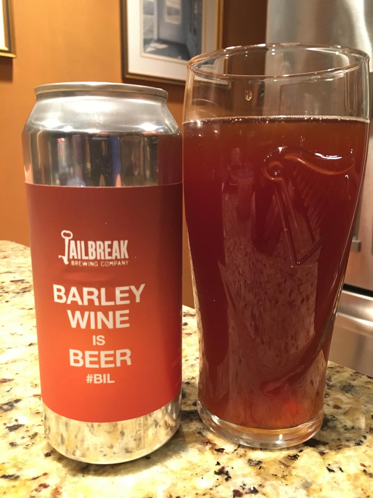 Barleywine is Beer