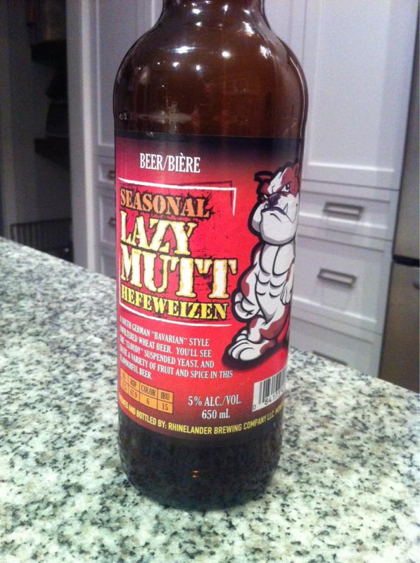 Lazy Mutt Hefeweizen 