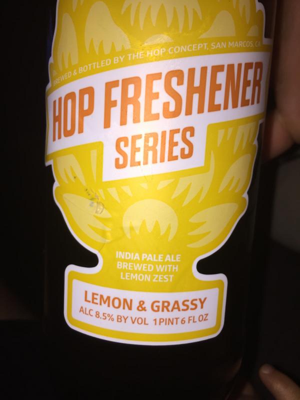 Hop Freshener Series Lemon & Grassy 