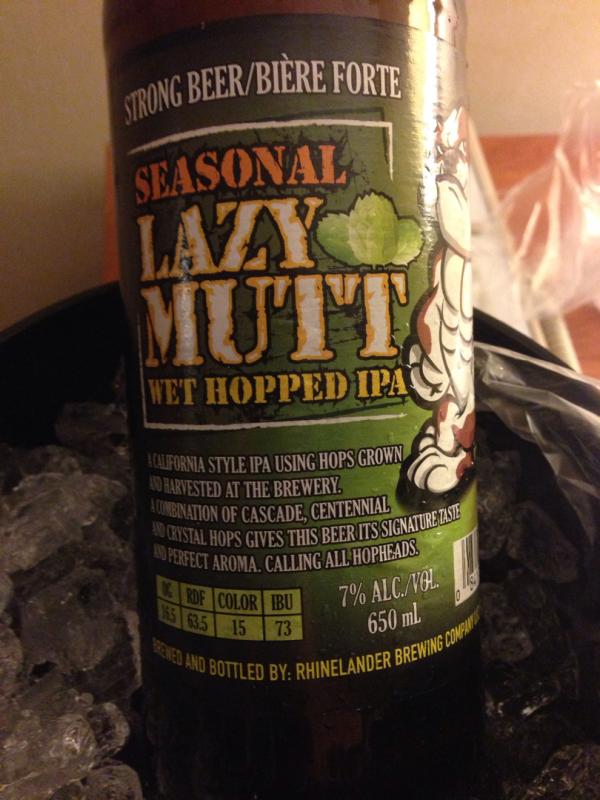 Lazy Mutt Wet Hopped IPA